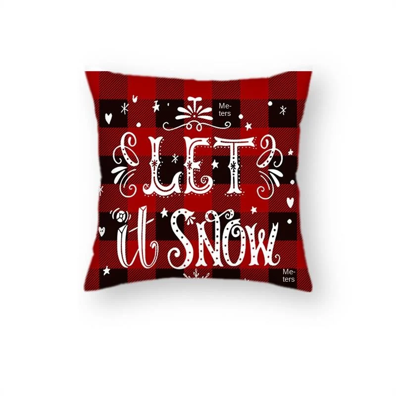 2024 Best Selling New Year Christmas Sofa Pillow Ins Cushion Case Holiday Decoration Living Room Hug
