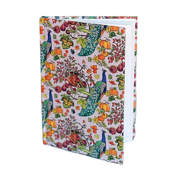 Custom a5 Brand Pu Notebook Red Color Hardcover Notebook With Elastic Band Paper Note Book for business