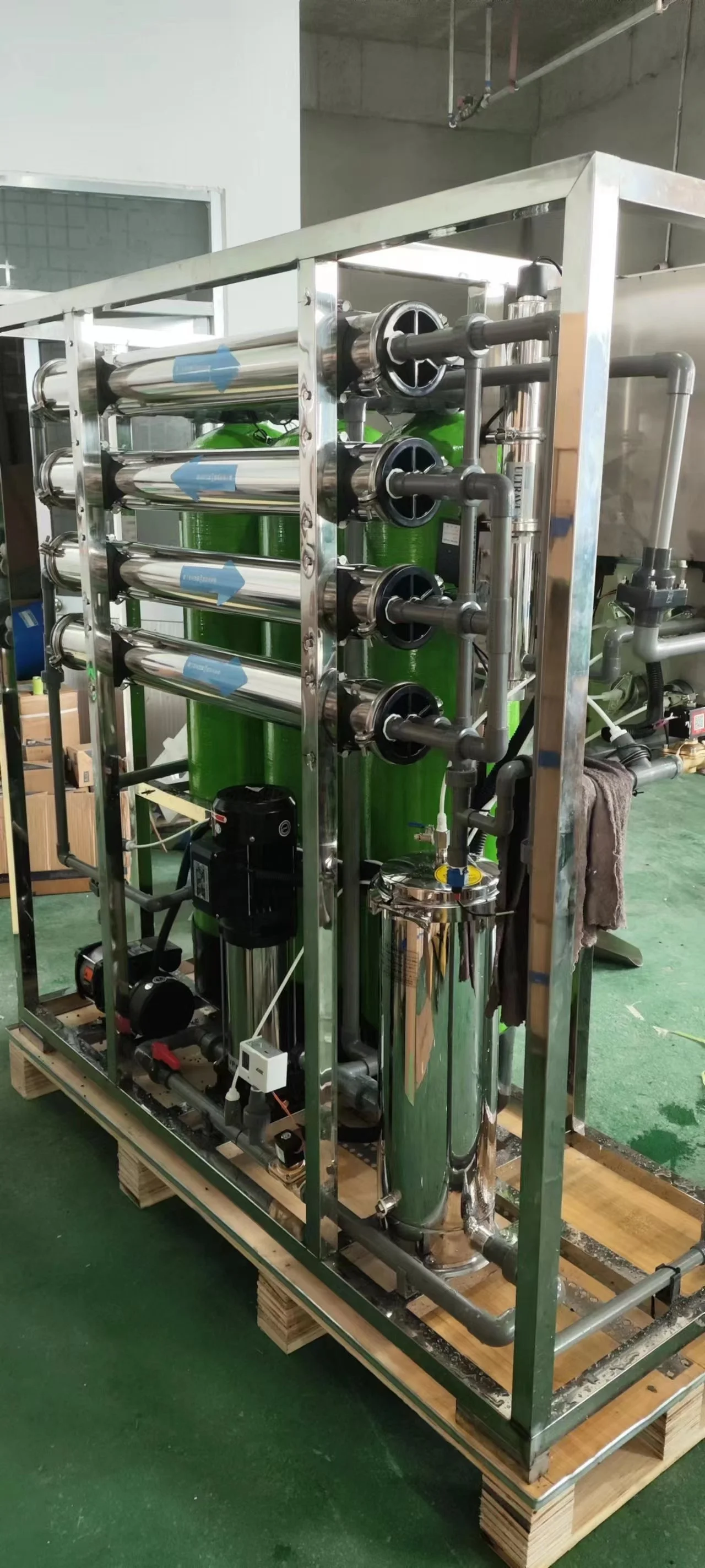 RO water filtration system Small Water Treatment Equipment Groundwater Well Reverse Osmosis RO Filter Mineral Water Making