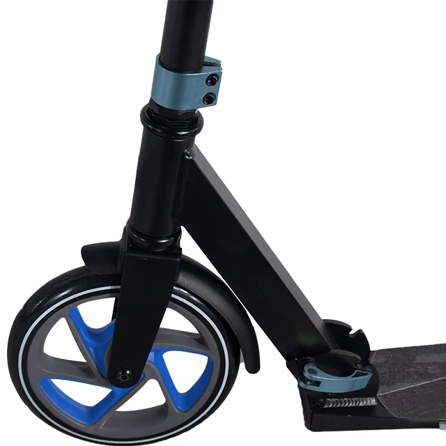 EN14619 Certified Double-Suspension Full-Aluminum Foldable Kick Scooter for Adult Youngster 200mm Wheel