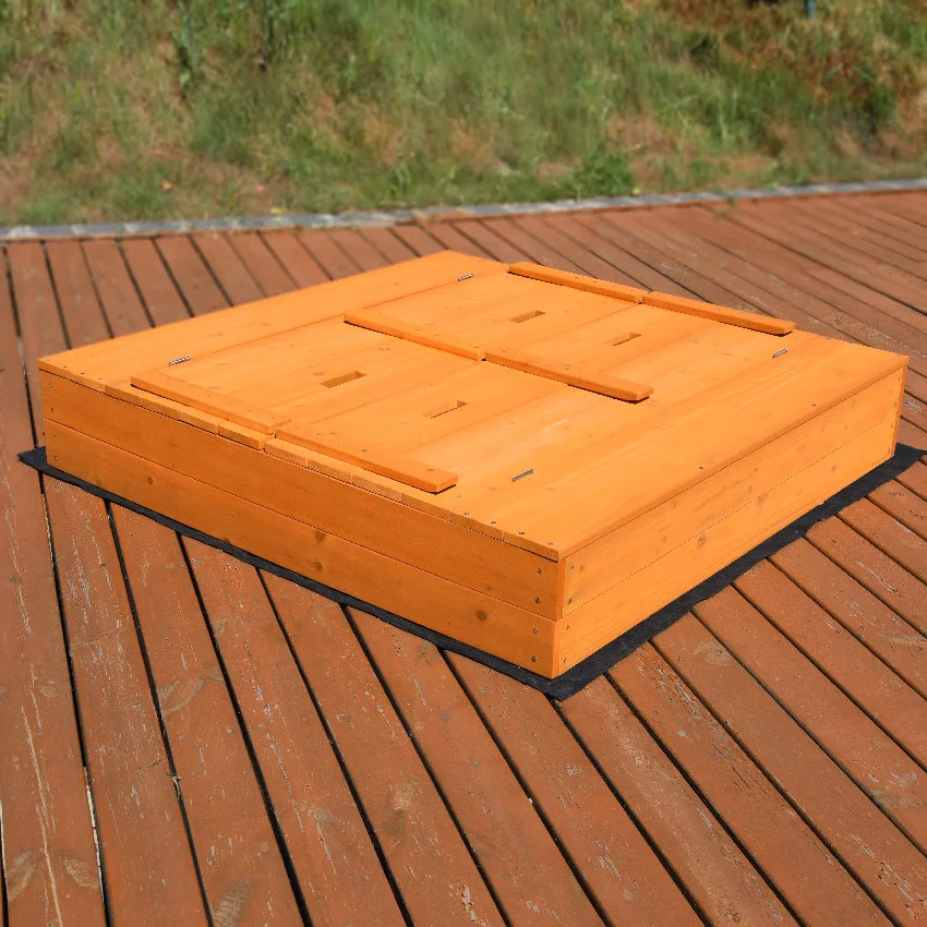 Sandbox Heavy Duty Sandbox Sand Coxes for Kids Outdoor Square Sandboxes sanpit