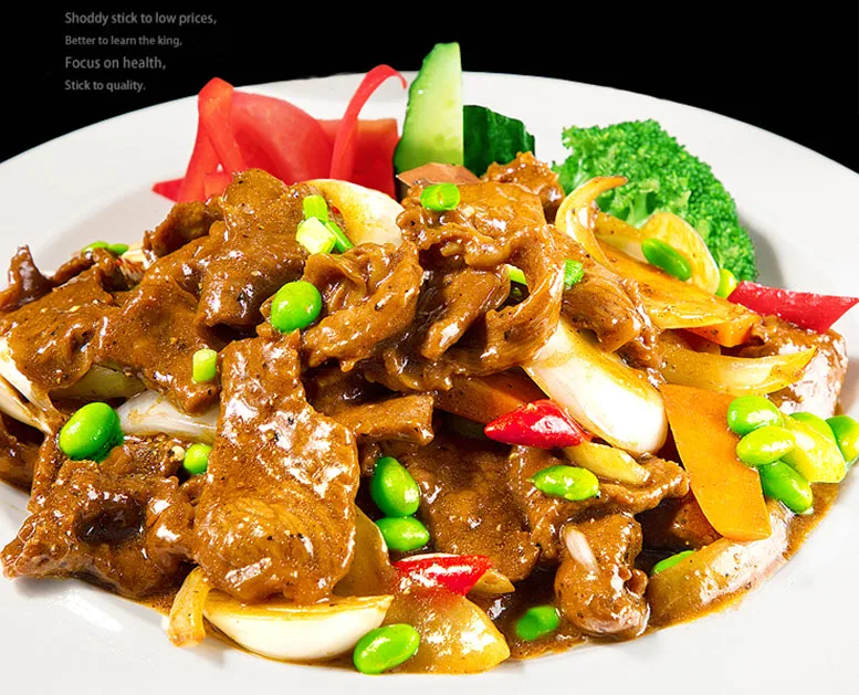 Здоровая Органическая домашняя мгновенная готовность к употреблению тепла для занятий спортом на открытом воздухе для путешествий Военная еда 3R консервированное приготовление черного перца говядина