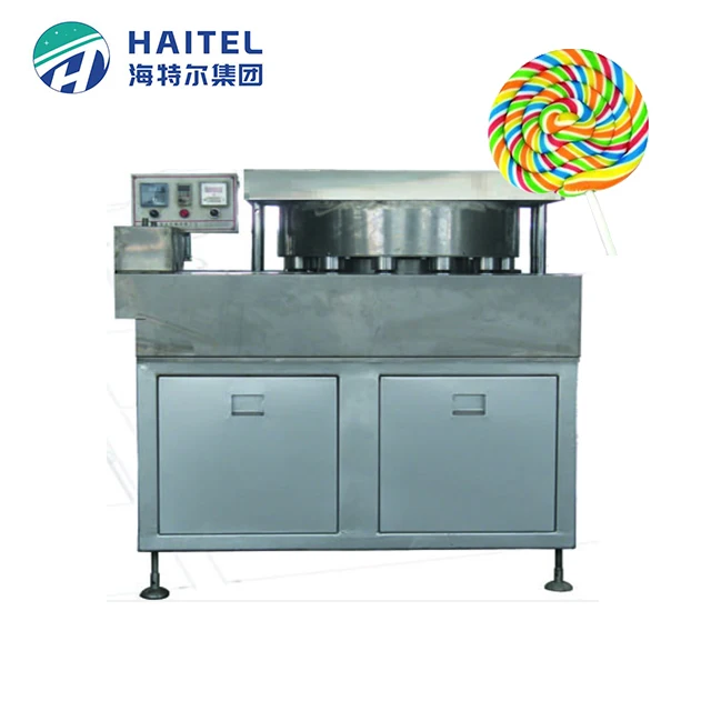 Factory sales Automatic Spiral fancy colorful lollipop candy making machine