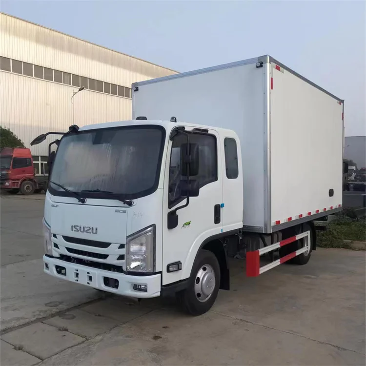 Best ISUZU EC5 4M Refrigerated Truck Refrigerator Car Cold Box Truck Chill Car Refrigerated Van Freezer Truck