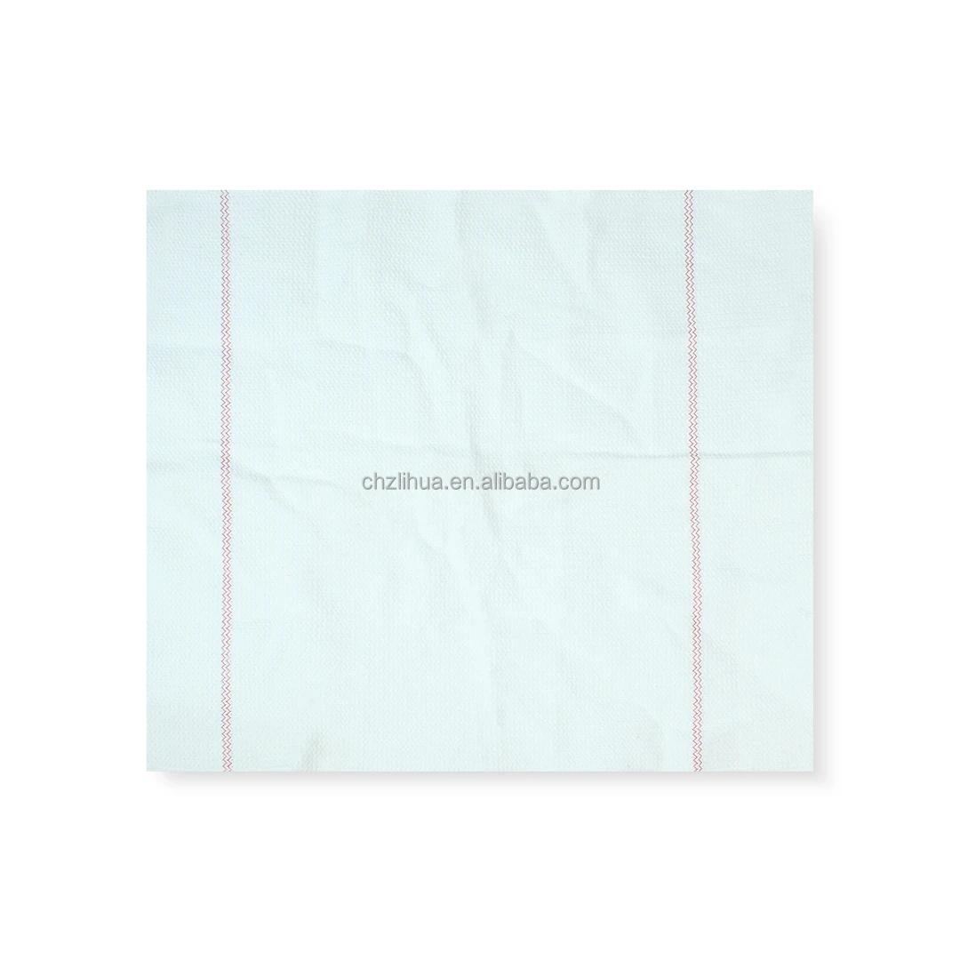 Factory Recyclable 50*70 cm Cotton Floor Cloths Household Cleaning wipes White Cotton Mop Cloths Floor Cleaning Cloths