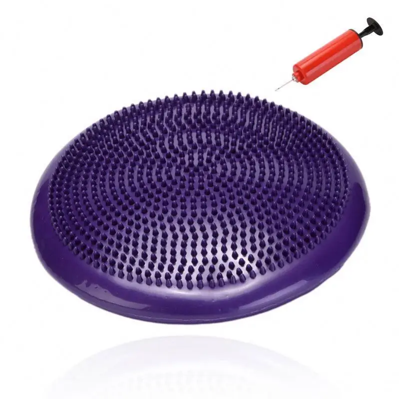 
Inflated Stability Balance Cushion Wobble Cushion Including Free Pump Exercise Fitness Core Balance Disc 