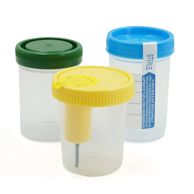 Vacuum Seal Urine Cup Medical Urine Container Disposable Sterile Urine Collection Cup