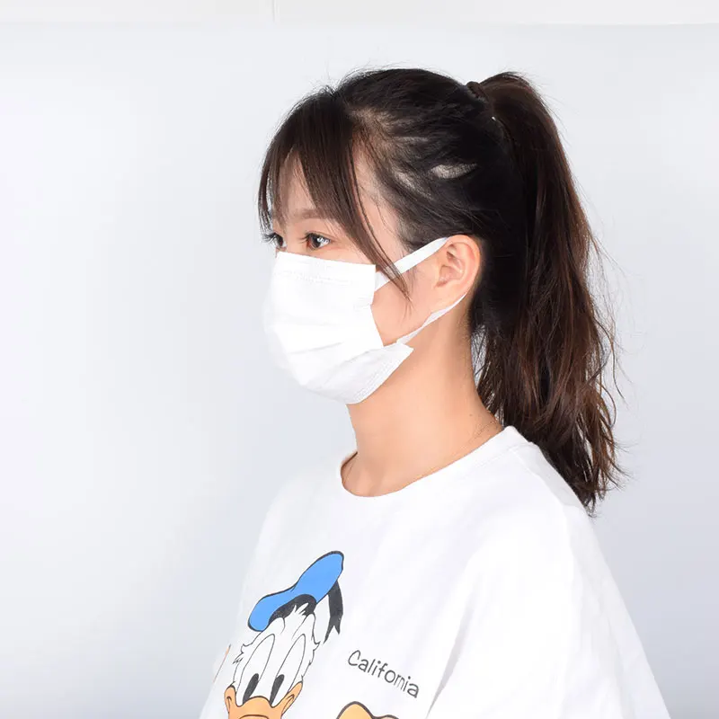 
In stock shipping fast BFE95 Disposable 3Ply Non Woven Breathing Protection Anti Face Masks BFE99 