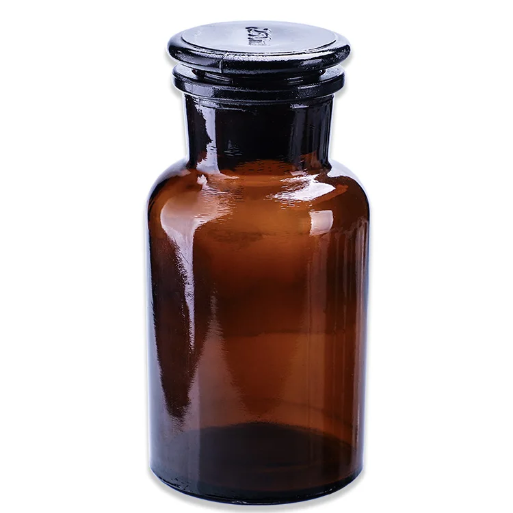 Low price 100ml medical reagent glass bottle with screw lid