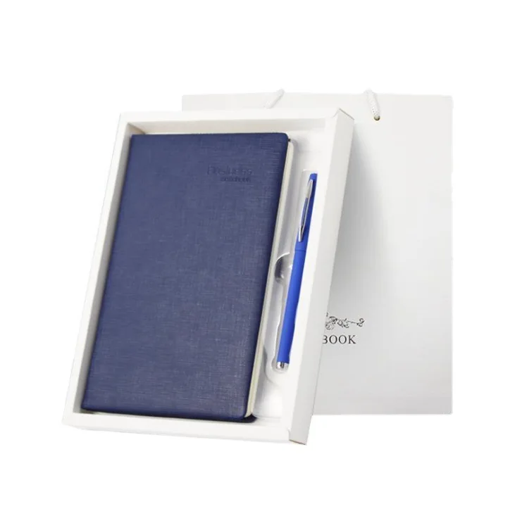 BSBH Customized Logo A5 Office Note Book Stationery Set Business Gifts Custom Note Book With Pen