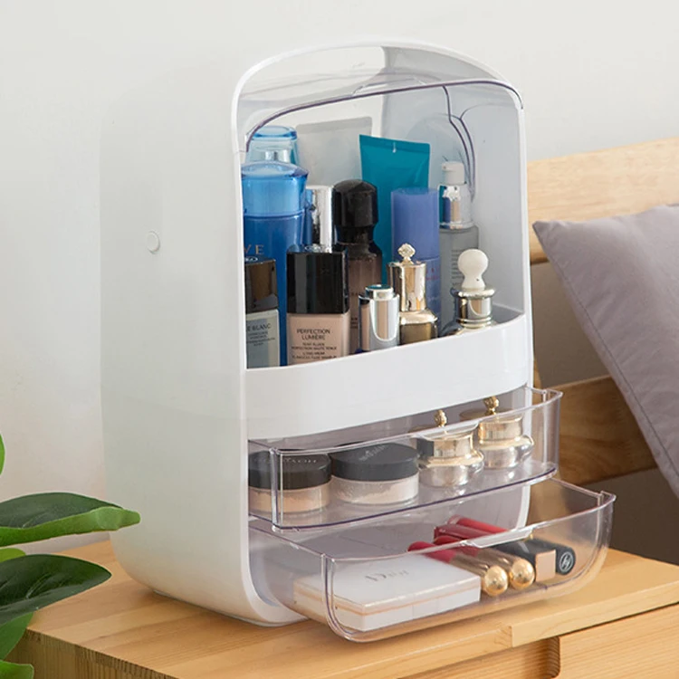 
High quality popular fashion excellent waterproof dustproof white plastic big pandora makeup box 