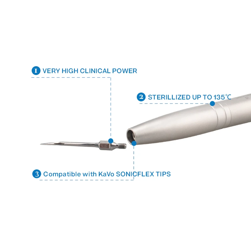 Dental 2 or 4 holes ultrasonic portable sonic air teeth scalers handpiece compatible 2003 dental endodontic handpiece