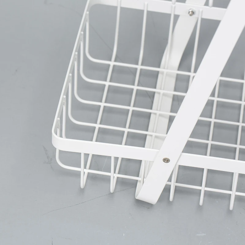 Countertop Organizer Kitchen Storage  Basket Metal Wire Fruit Bowl Bread Basket Vegetable Rack Kitchen 2-Tier Fruit Basket