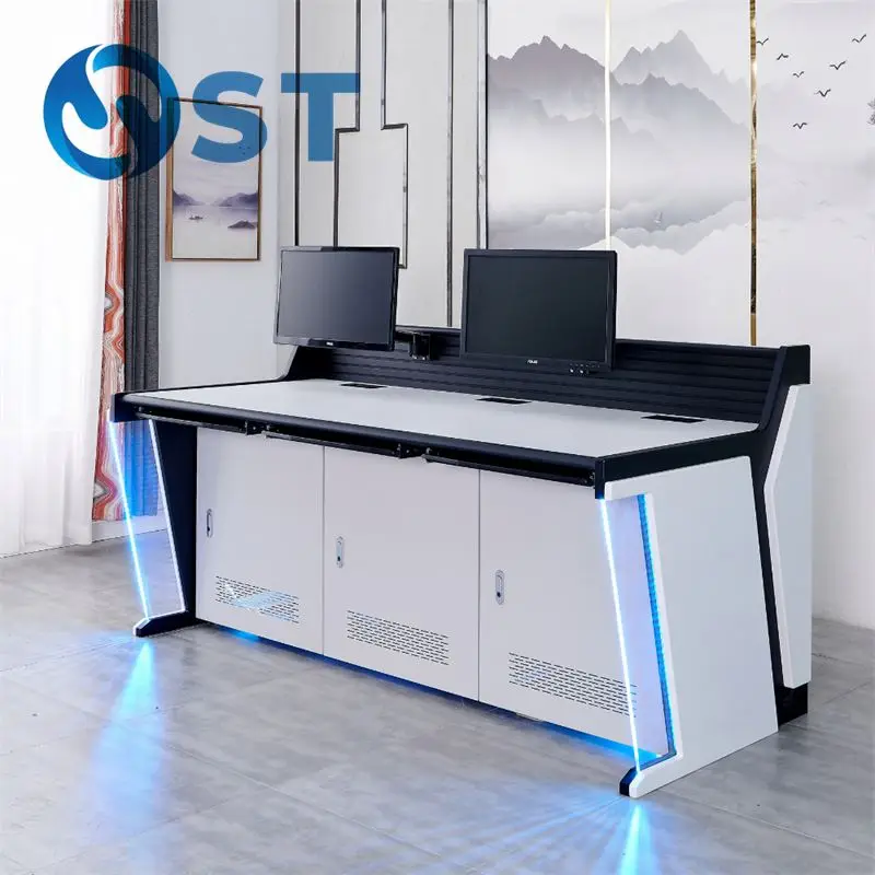 Desk Conference Room Furniture Command Center Monitor Console Security Operation Tables for Office Workers