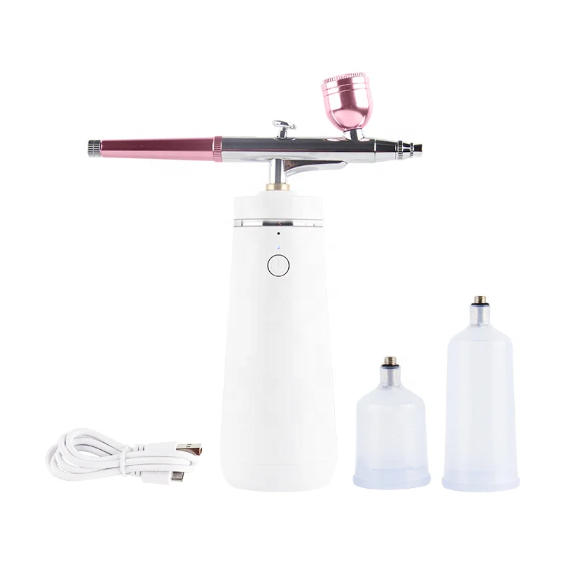 Cordless Air Brush Gun portable Mini Airbrush Makeup kit for Cosmetics Nail Paint Tattoo Hair Dying