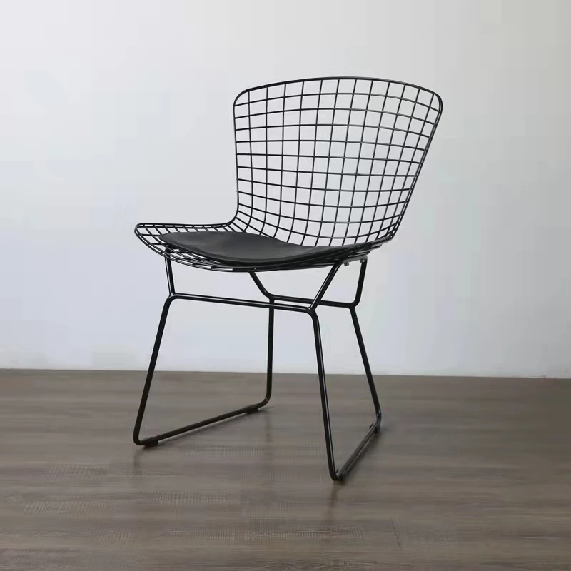 Private Label Luxury Nordic Modern Restaurant Living Room Hotel Outdoor Iron Chair