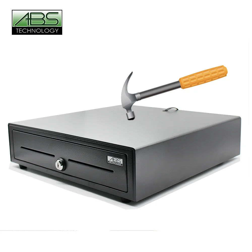 Hot selling metal cash box packaging with money box  tray and secure lock for various shops
