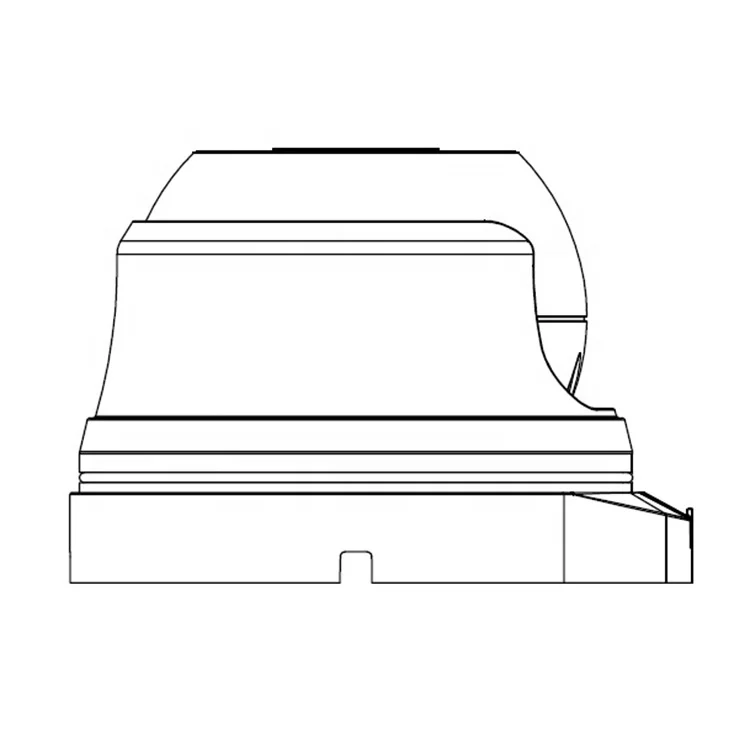 Powder Coated Aluminum Die Casting explosion proof cctv camera Housing For CCTV Camera