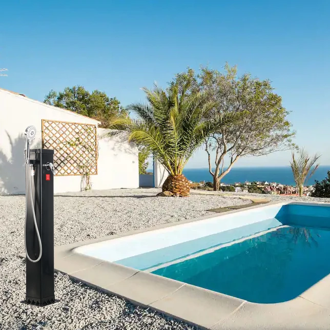 Лидер продаж, 20 л, черный цвет, Солнечный Душ, автономный ПВХ открытый Солнечный Душ