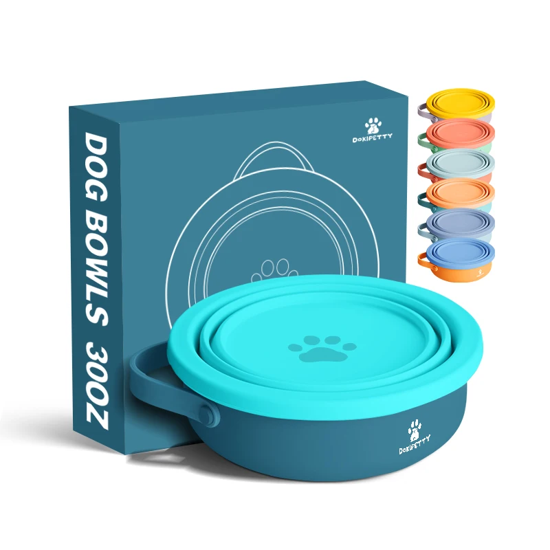 Складная собачья миска для щенка переносная воды идеально подходит путешествий и пеших прогулок