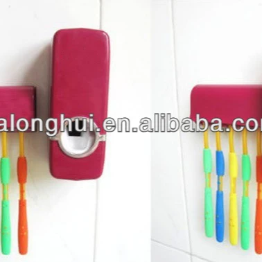 2013Hot sale! Automatic Toothpaste Dispenser with free Toothbrush Holder