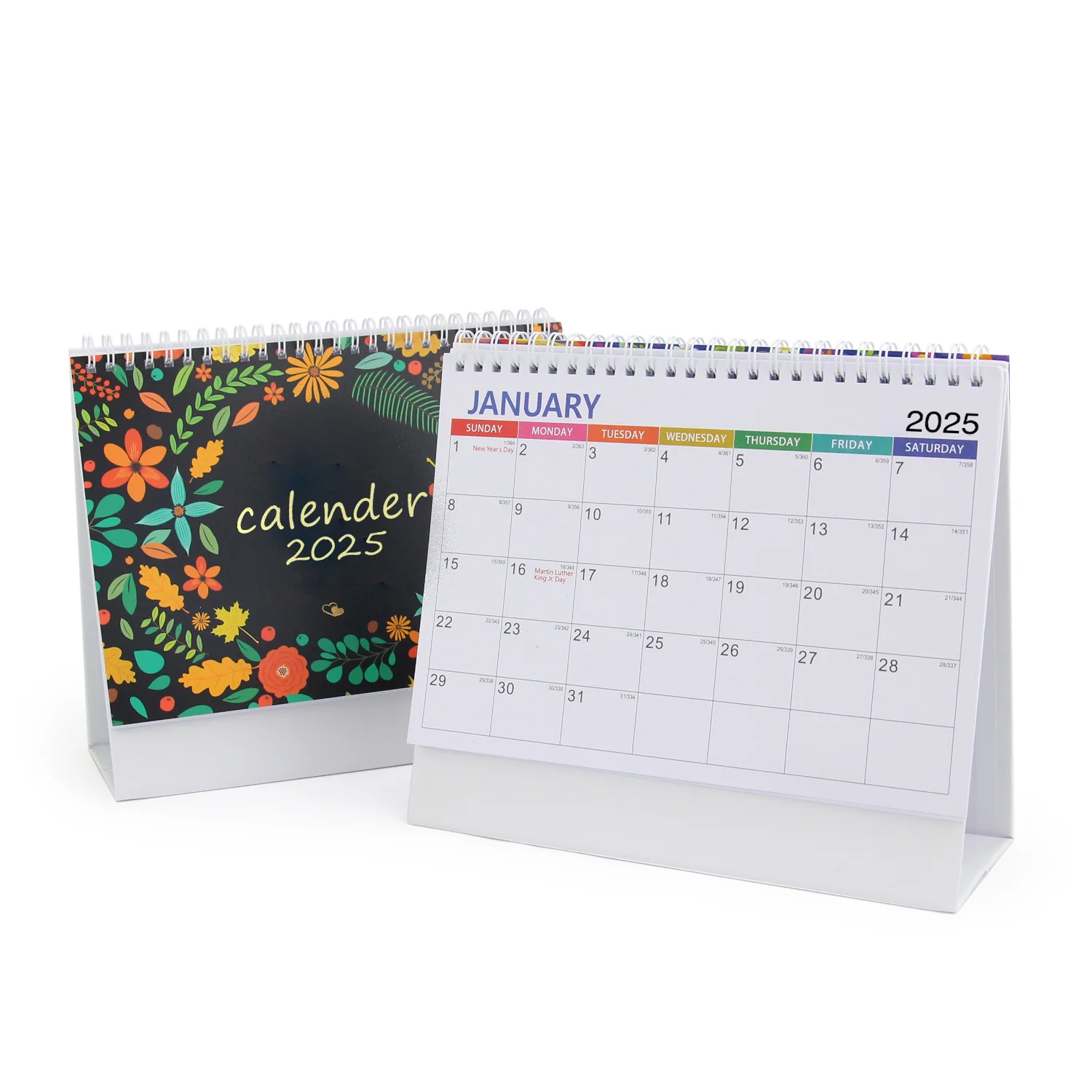 Top Fashion 2025 Customized office calendar Wall Calendar with 12 months Beautiful Flip