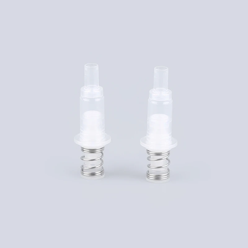 Good sale cosmetic pump core white plastic lotion pump core parts