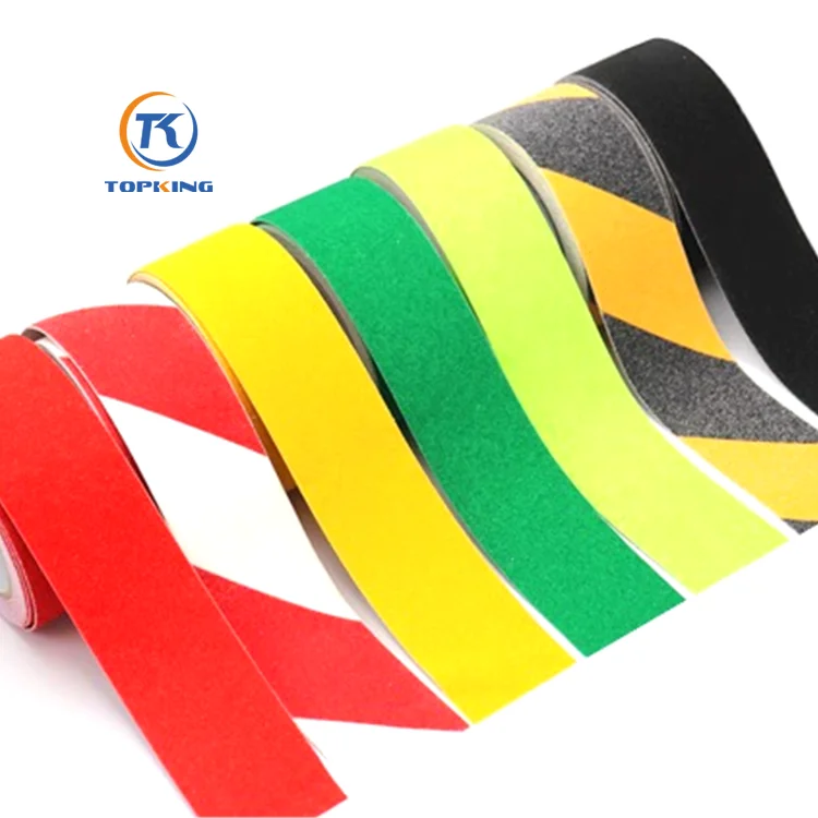Customized 50mm * 5 m PVC Film Black Anti Slip Tape Outdoor High Quality Heavy Duty Self Adhesive Anti Slip Tape