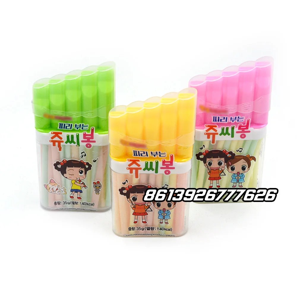 Factory Wholesale halal whistle toy cc stick candy