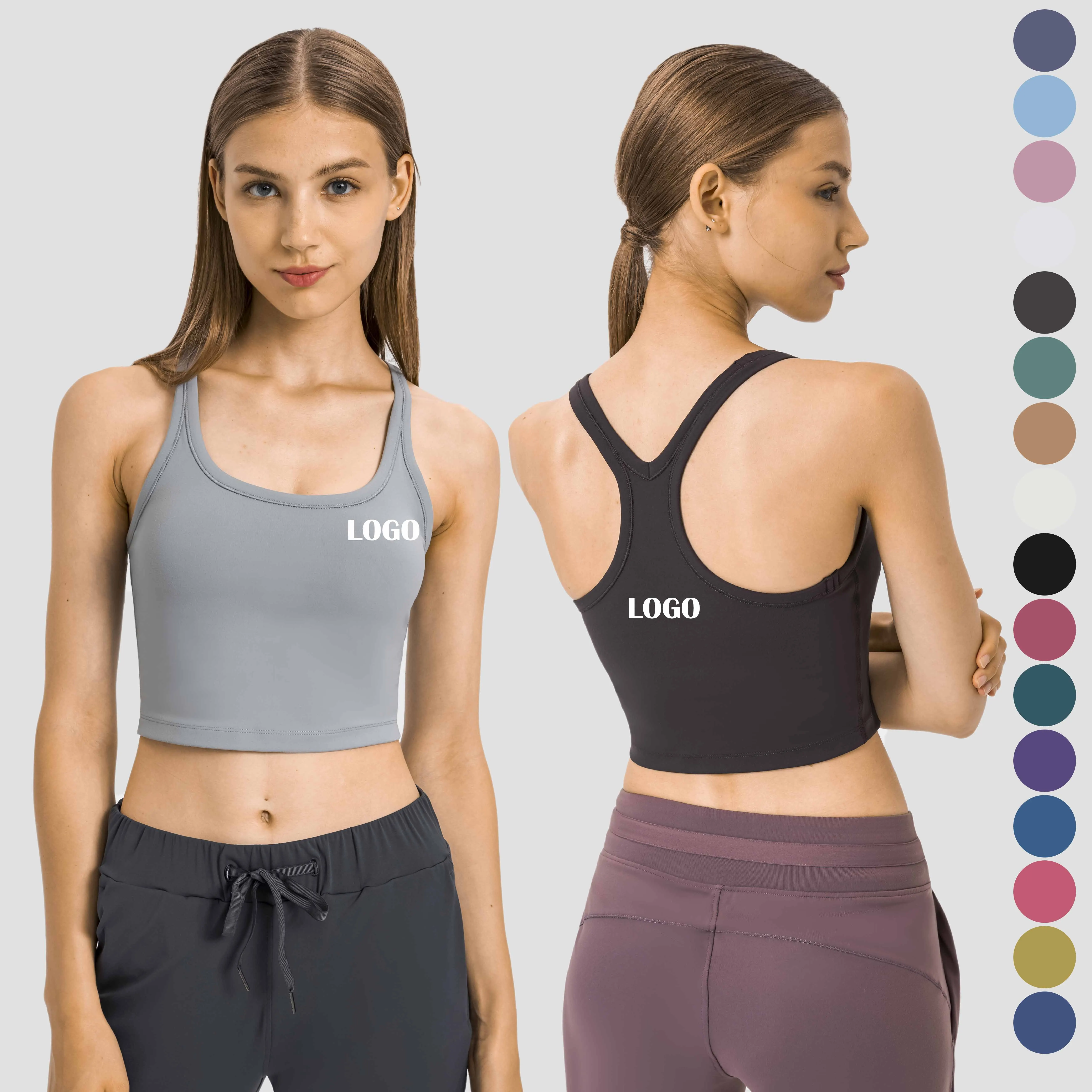 Gym Fitness Wear Racerback Yoga Bra Custom Women Sports Bra