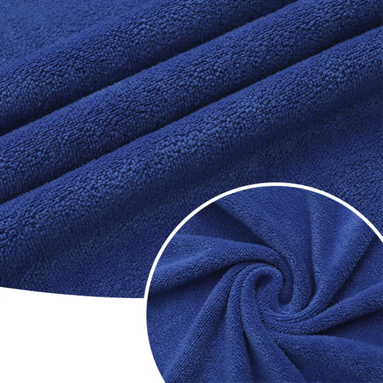 Wholesale Polyester Brocade Weft Knitting Microfiber Terry Cloth Fabric For Home Hotel