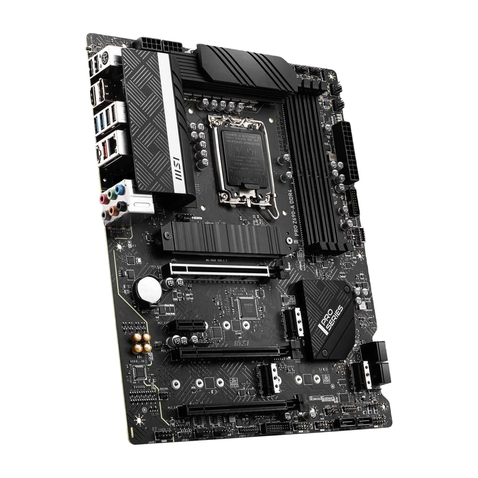 MSI PRO Z690-A DDR4 LGA 1700 Intel Z690 SATA 6Gb/s ATX Intel Motherboard