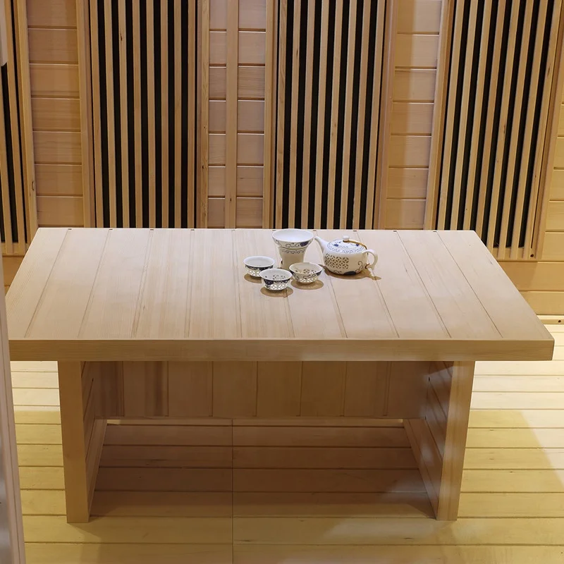 luxury 6- 8 person hemlock wood dry sauna cabin home custom sauna box ozone Infra red sauna room