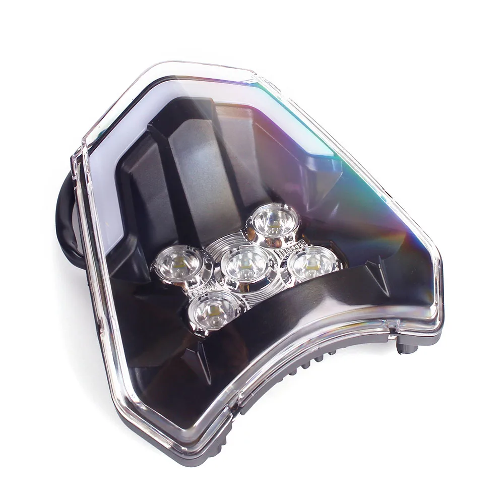 Motocross Dual Sport LED Headlight Head Light for EXC XCF XCW 250 300 350 450 500 690 SMC XC-W EXC-F Six Days Dirt Bike Headlamp