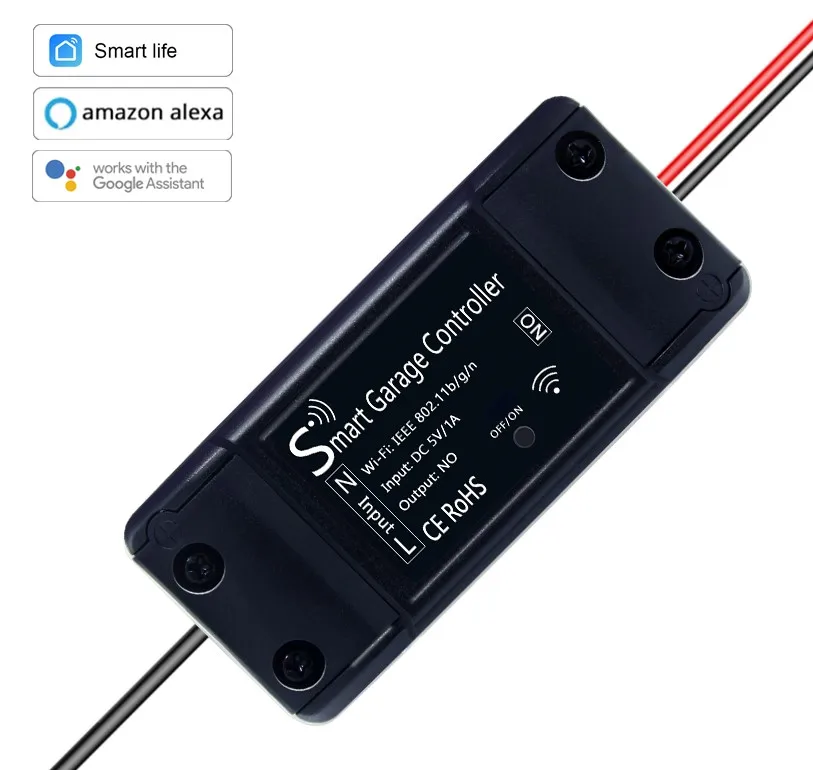 Tuya WiFi Smart Garage Door Opener Genie Garage Door Controller Rolling Door Motor Opener