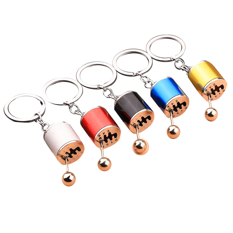 Popular style promotional keychains Creative Car Key Fob Keychain Accessories Shifter Gear Keychain