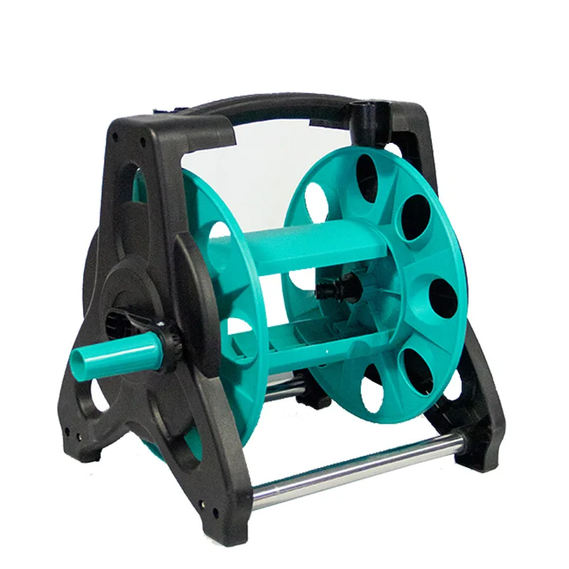 2024 New Arrive Portable Garden Hose Reel Plastic Hose Reel Rack For Watering Irrigation