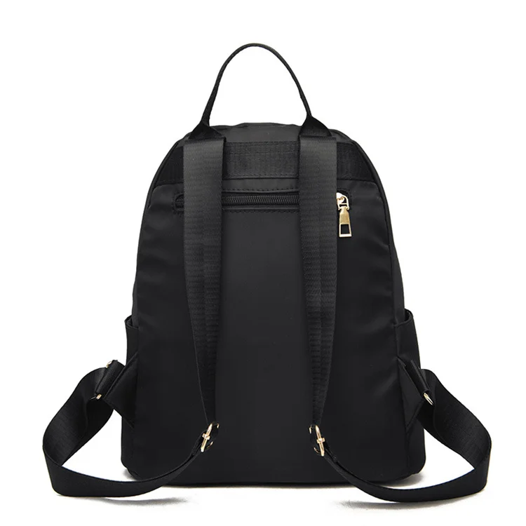 Waterproof Nylon Fashion Large Capacity Quilted Shoulder Back Packs Bag Women Travel Daily Use Soft Custom Design Backpack