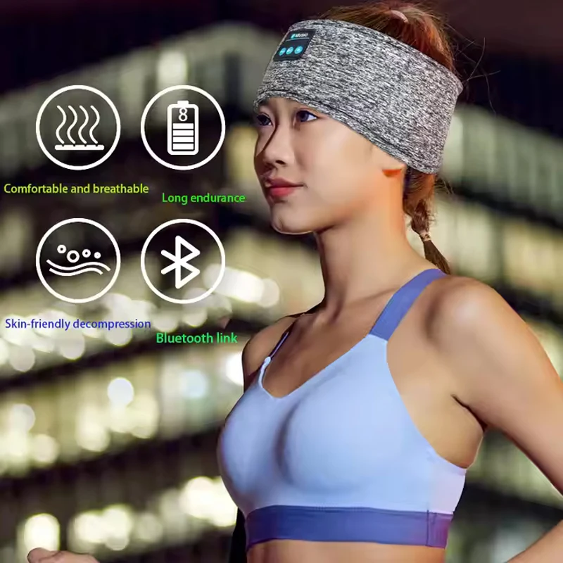 Bluetooth Music Sleeping Eye Mask Headband Bluetooth Sports Wireless 3D Headphone Yoga Headband