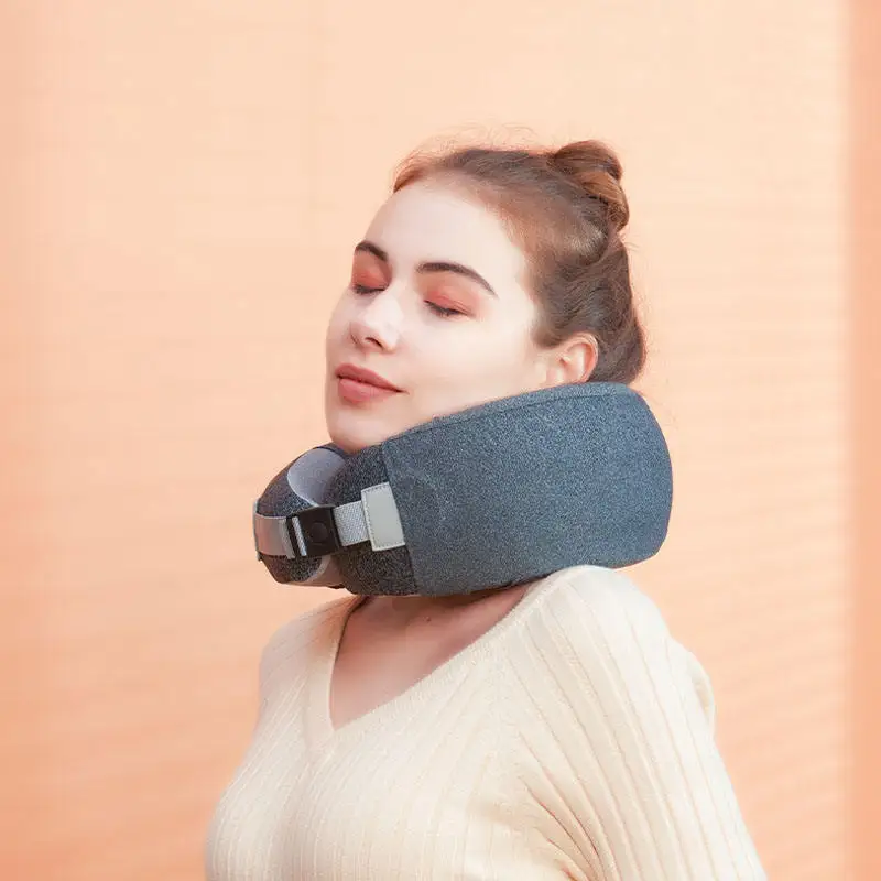 Neck Massage Pillow Electric Heating U Shape Neck Guard Car Neck Cushion Car Massage Pillow