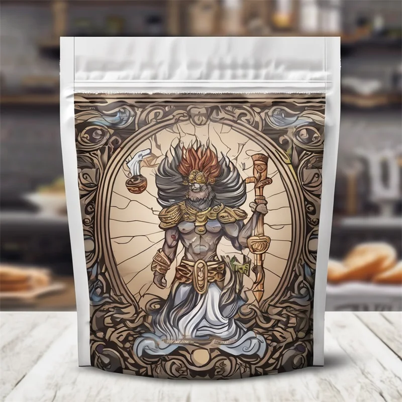 Smell Proof Jerky Snack Powder Plastic Zipper Custom Printed Stand Mylar Food Packaging Bags