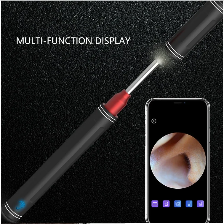 Ear Skin Face Tooth Metal Amplifier Wifi P2P Camera Otoscope Microscope Pen Camera Live Review On Mobile Phone