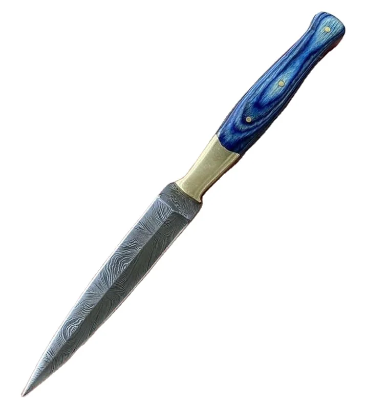 
Custom Hand Made Forged Hunter Knife Damascus Steel 