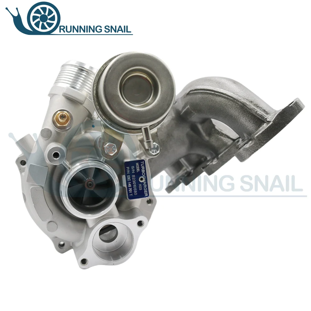 K03 turbo charger for VW Golf-6 1.4 TSI 160HP BWK engine 53039880099 53039700099 53039700162 53039700150 03C145701K 03C145701T