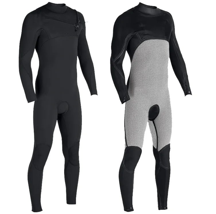 Atenovo Wetsuit Yamamoto 39 OEM Super Stretch Yamamoto Neoprene Diving Wet Suit Surfing Mens Chest Zip Wetsuit