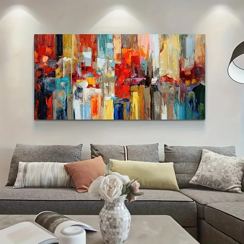Home Hotel Interior Decor Custom Oil Painting 100%Handmade Drawing Wall Art on Canvas Abstract Hand Drawn Decorative Painting