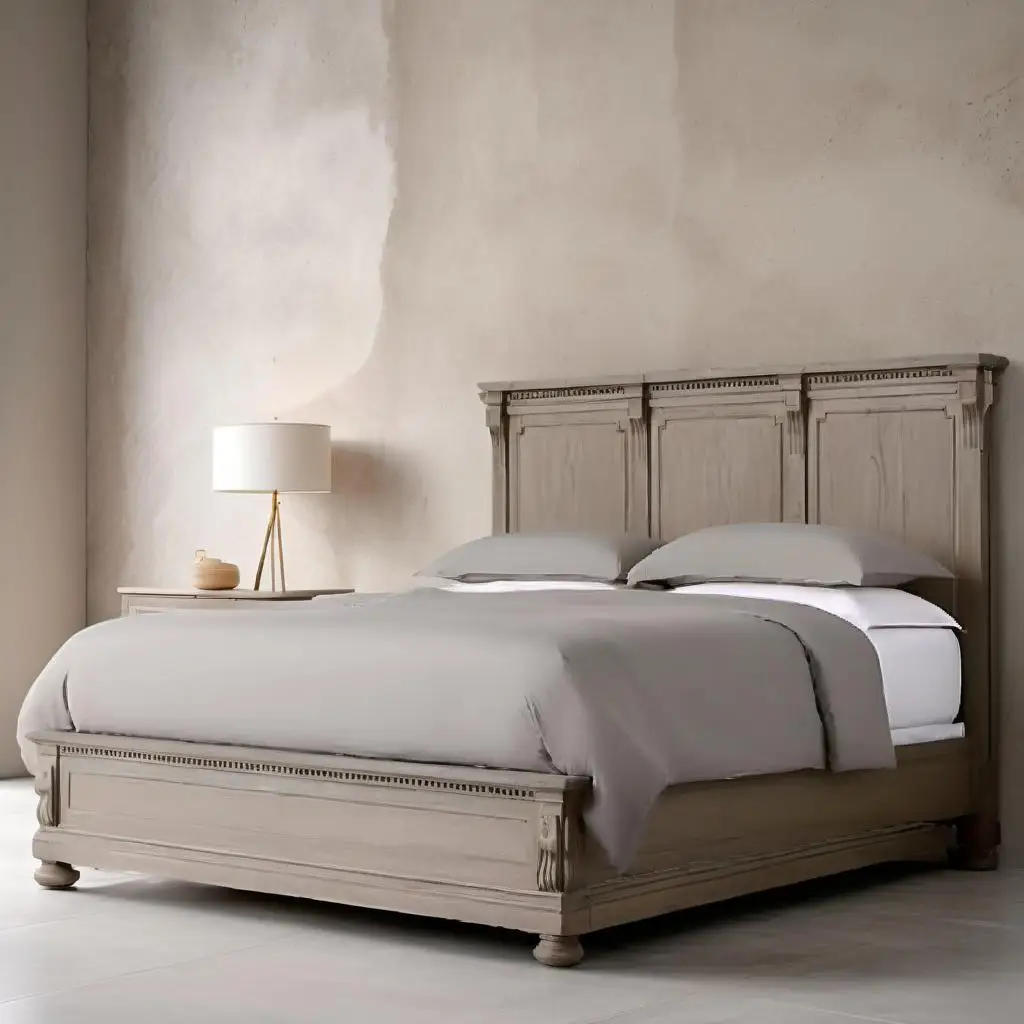 Hotel home luxury bed panel bed indoor furniture