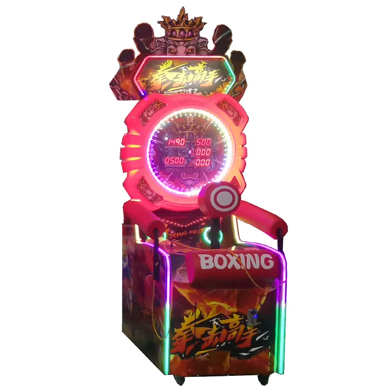 Banana Land Factory Electronic Gaming Boxing Machine Cheap  Price Arcade Game Coin Operated Boxer Boxing Punch Machine