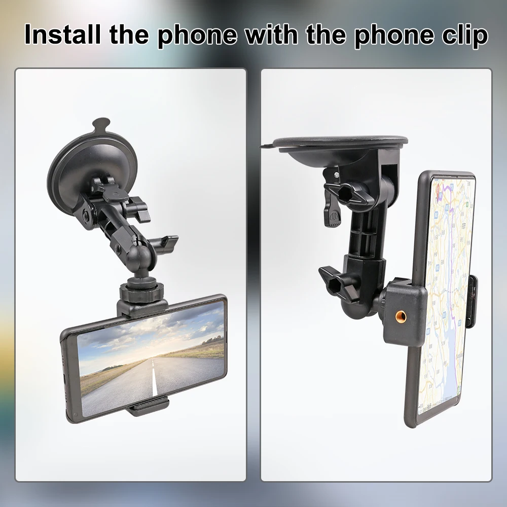 SUREWO GoPro Accessories Powerful Suction Cup Mount Compatible with GoPro Hero 8 7 Black 6/5/4 DJI Osmo Action and More