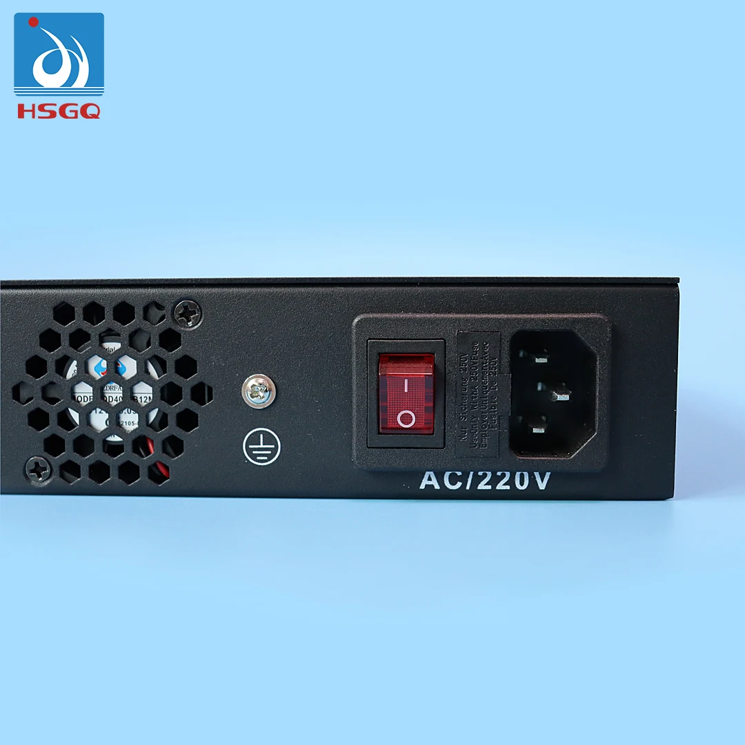 HSGQ-E04M 2 port c300 ma5608t epon olt 4 port fiber optic modem ftth networking Mini Epon OLT